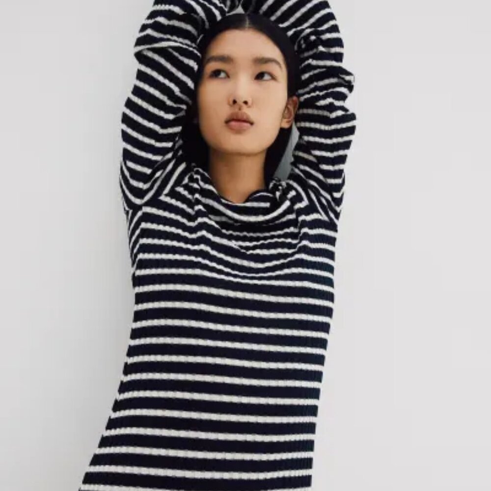 H&M Striped L/S dress